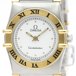 OMEGA Constellation 18K Gold Steel Ladies Watch 795.1080