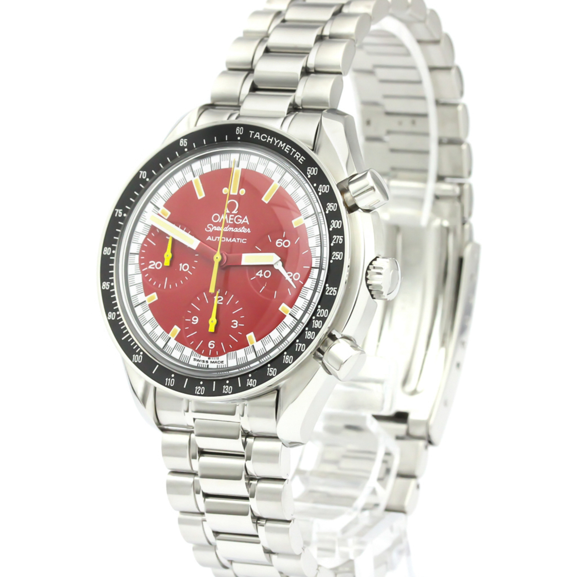 OMEGA Speedmaster Michael Schumacher Red Dial Watch 3510.61