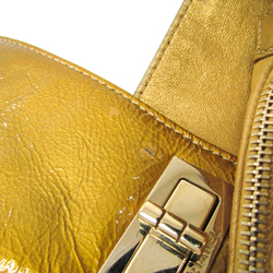 Chanel 2.55 Women's Leather Clutch Bag,Handbag Gold