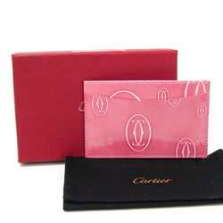 Cartier Happy Birthday Leather Card Case Pink L3000788