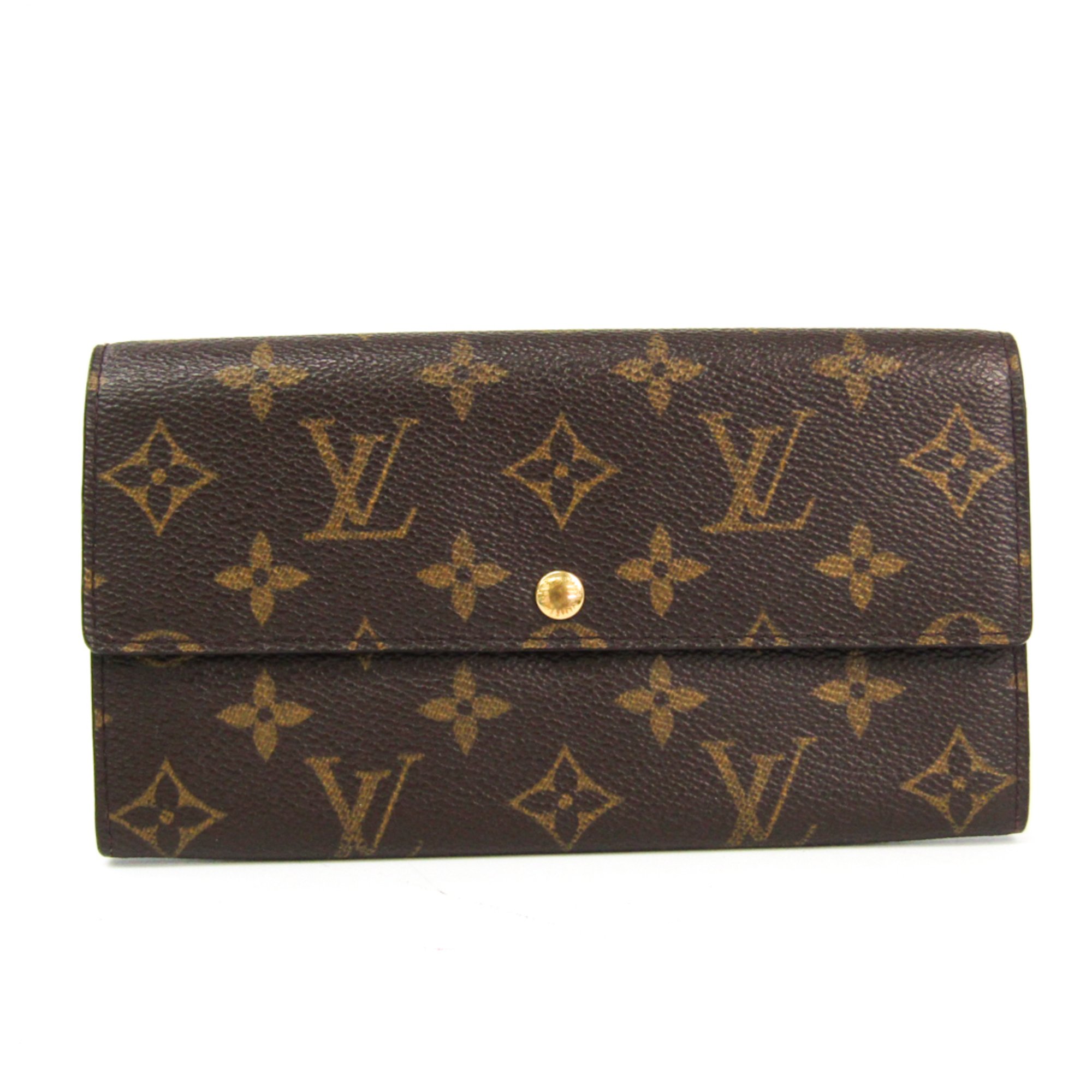 Louis Vuitton Monogram M61725 Monogram Long Wallet (bi-fold) Monogram