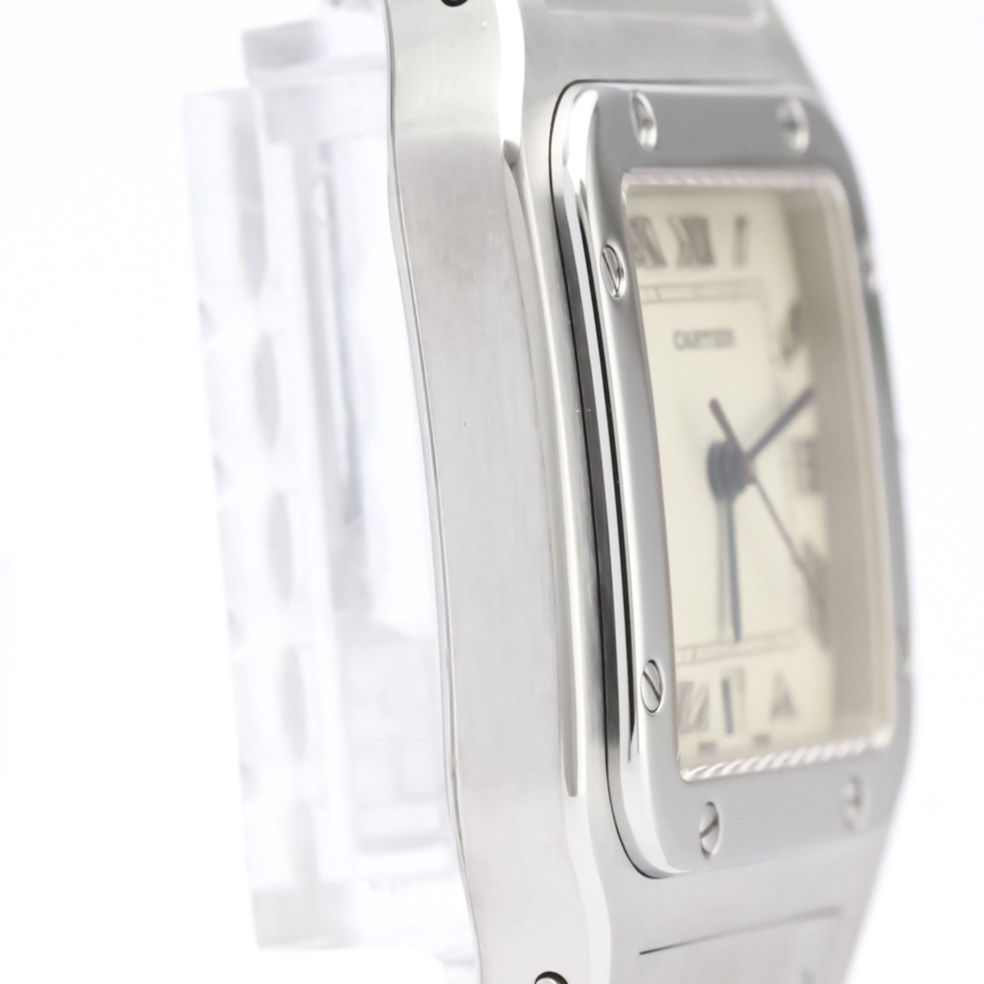 Cartier Santos Galbee Quartz Stainless Steel Men's Dress Watch