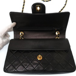 Chanel Matelasse Leather Shoulder Bag Black