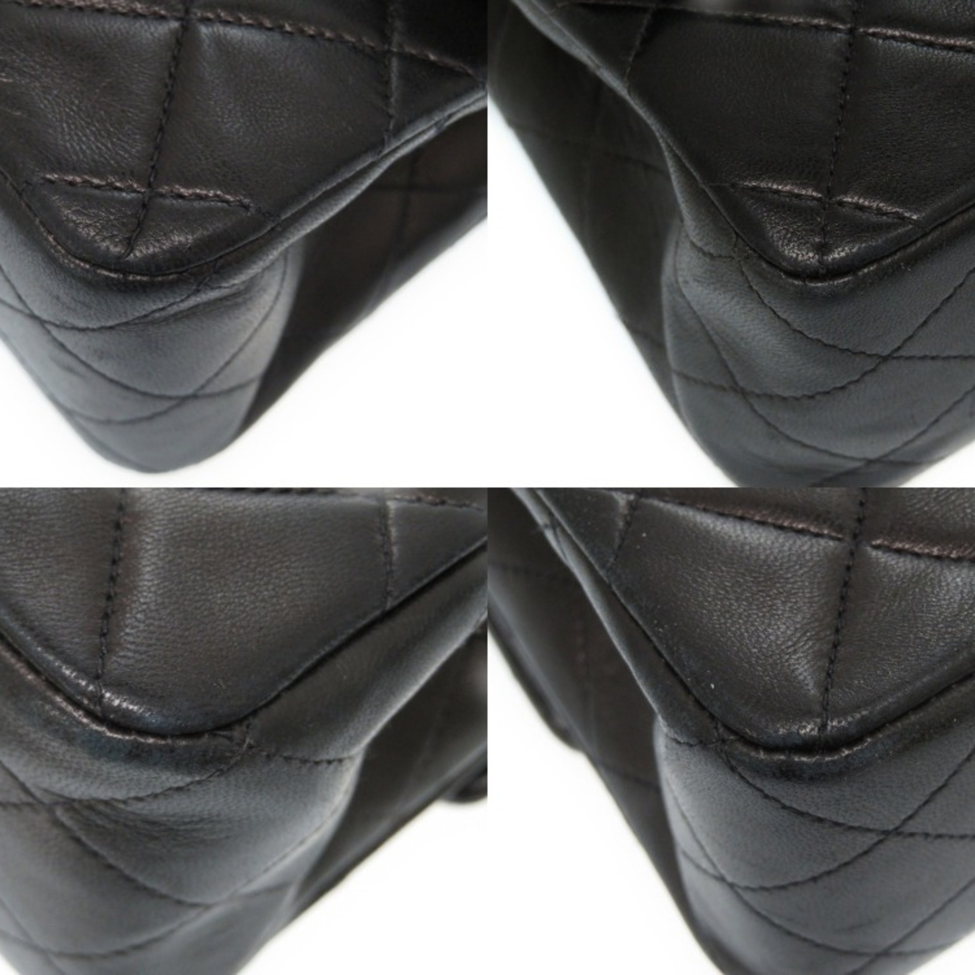 Chanel Matelasse Leather Shoulder Bag Black