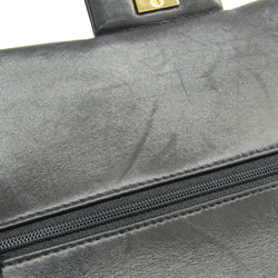 Chanel Matelasse A02000 Women's Leather Shoulder Bag Black
