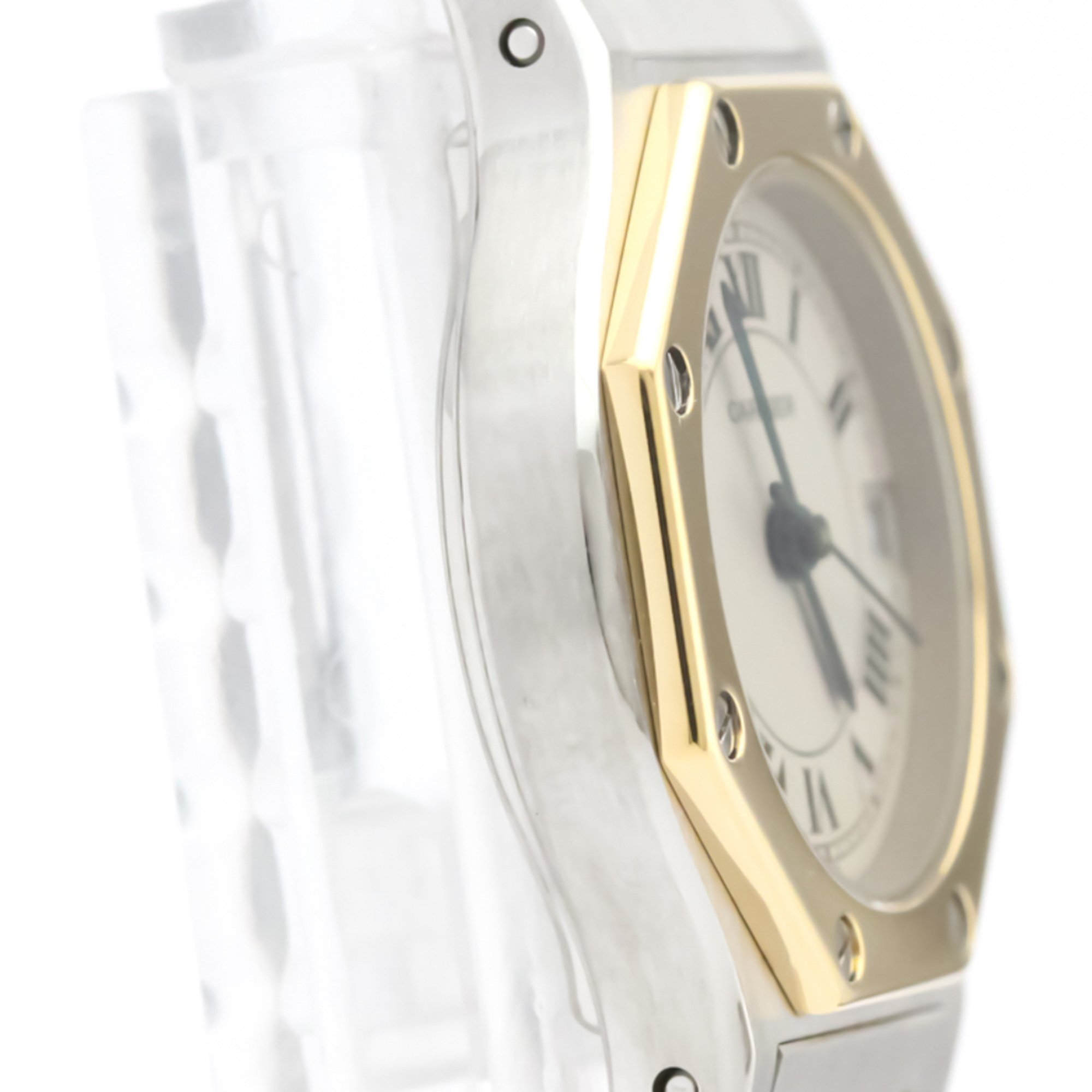 Cartier Santos Octagon Quartz Stainless Steel,Yellow Gold (18K) Women's Dress Watch 187903