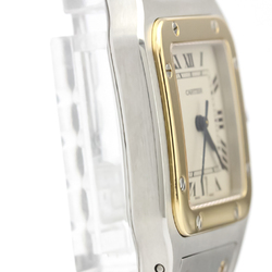 Cartier Santos Galbee Quartz Stainless Steel,Yellow Gold (18K) Men's Dress Watch