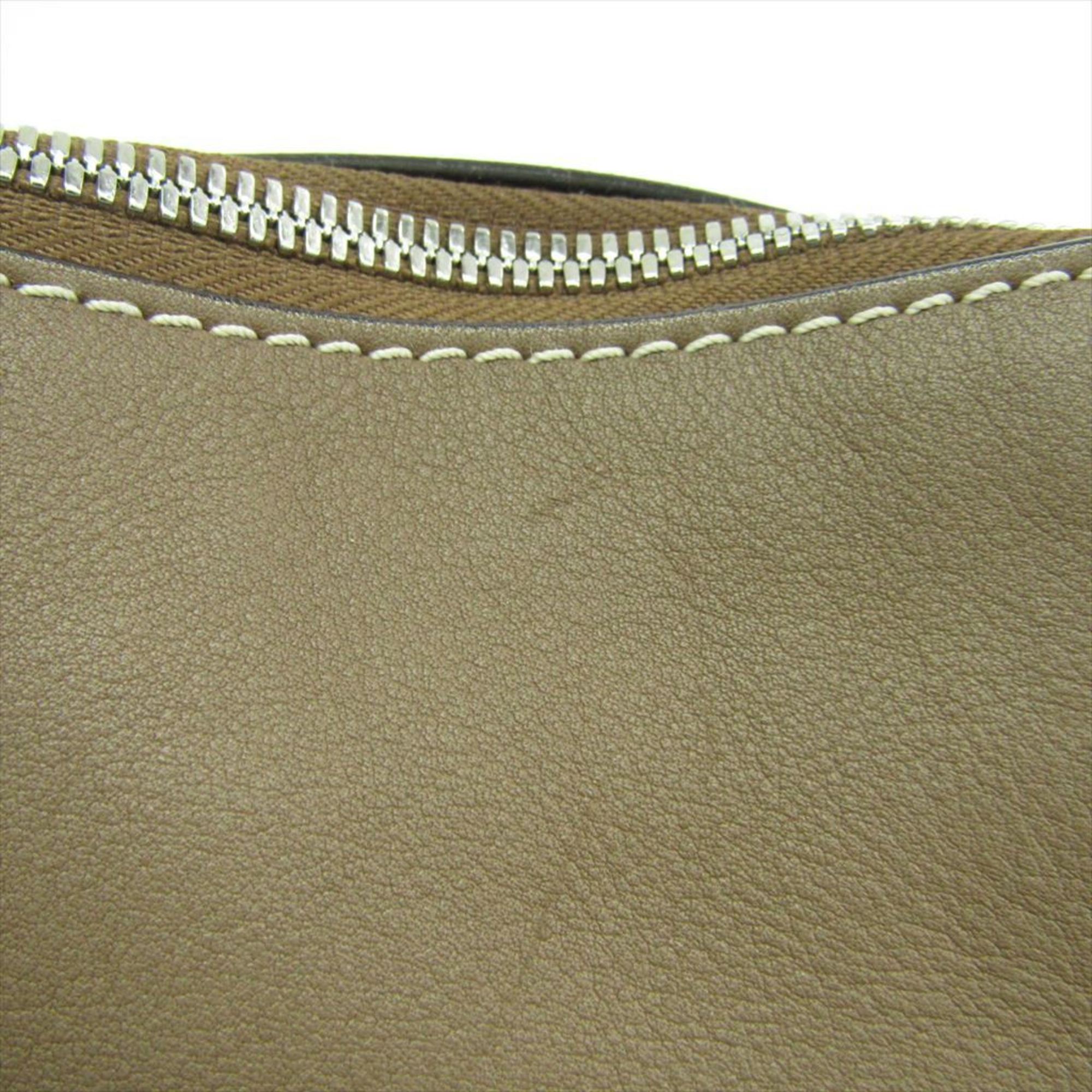 Bally Clipper Medium Women's Leather Shoulder Bag Brown