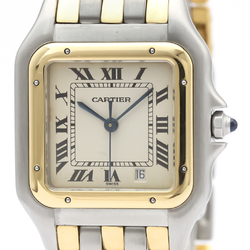 CARTIER Panthere 18K Gold Steel Quartz Mid Size Watch