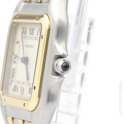 CARTIER Panthere 18K Gold Steel Quartz Mid Size Watch