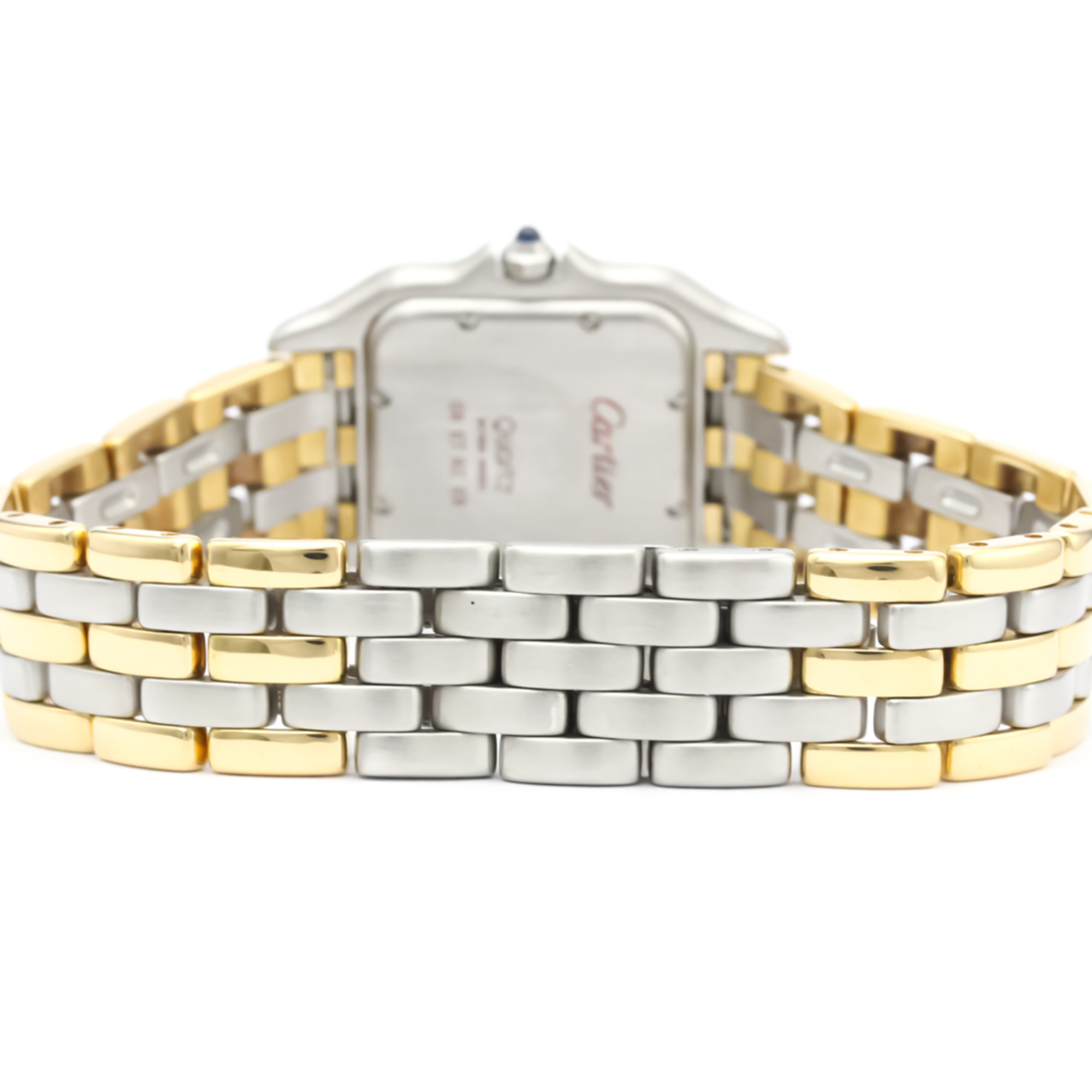 CARTIER Panthere 18K Gold Steel Quartz Mid Size Watch