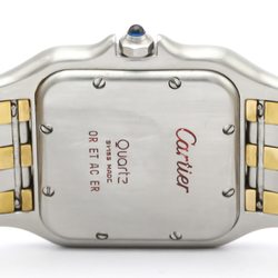 CARTIER Panthere 18K Gold Steel Quartz Mid Size Watch