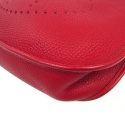 Hermes Evelyne I GM Women's Togo Leather Shoulder Bag Red