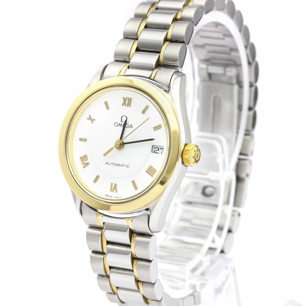 Omega Classic Heritage Date Automatic Steel and Gold Ladies Watch