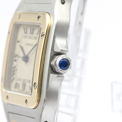 Cartier Santos Galbee Quartz Stainless Steel,Yellow Gold (18K) Men's Dress Watch 187901