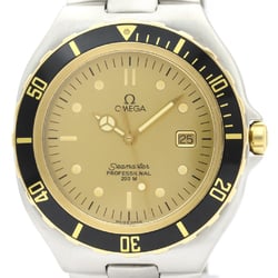 Omega Seamaster Quartz Stainless Steel,Yellow Gold (18K) Men's Sports Watch 396.1042