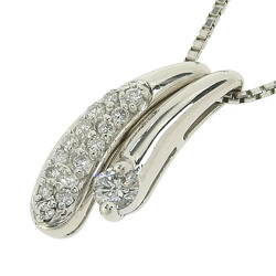 Valente No brand OTHER BRAND necklace platinum Pt850 Pt900 diamond 0.15ct