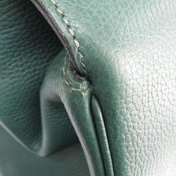 Hermes Drag Voyage 55 Men's Ardennes Leather Handbag Green