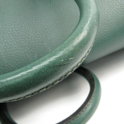 Hermes Drag Voyage 55 Men's Ardennes Leather Handbag Green