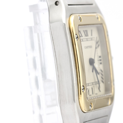 Cartier Santos Galbee Quartz Stainless Steel,Yellow Gold (18K) Men's Dress Watch 187901