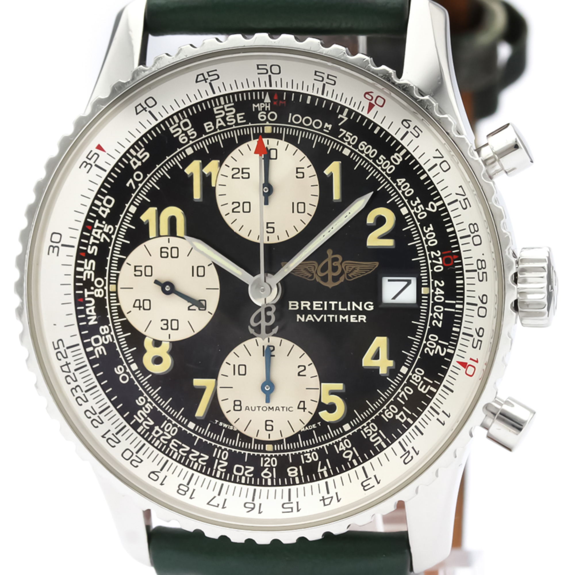 BREITLING Old Navitimer Steel Automatic Mens Watch A13022