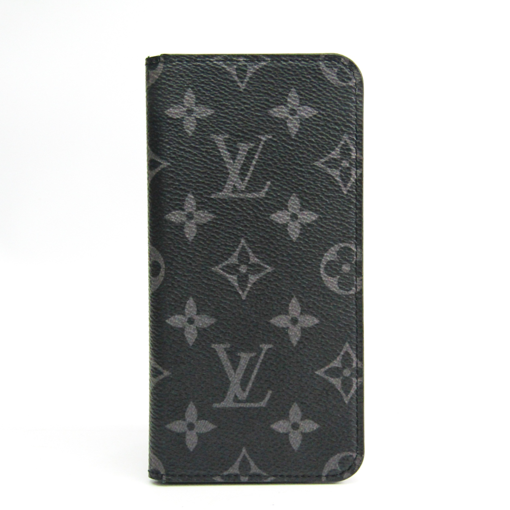 Louis Vuitton Monogram Eclipse Monogram Eclipse Phone Flip Case For IPhone 7 Plus iPhone 7 Plus 8 Plus Folio M62641