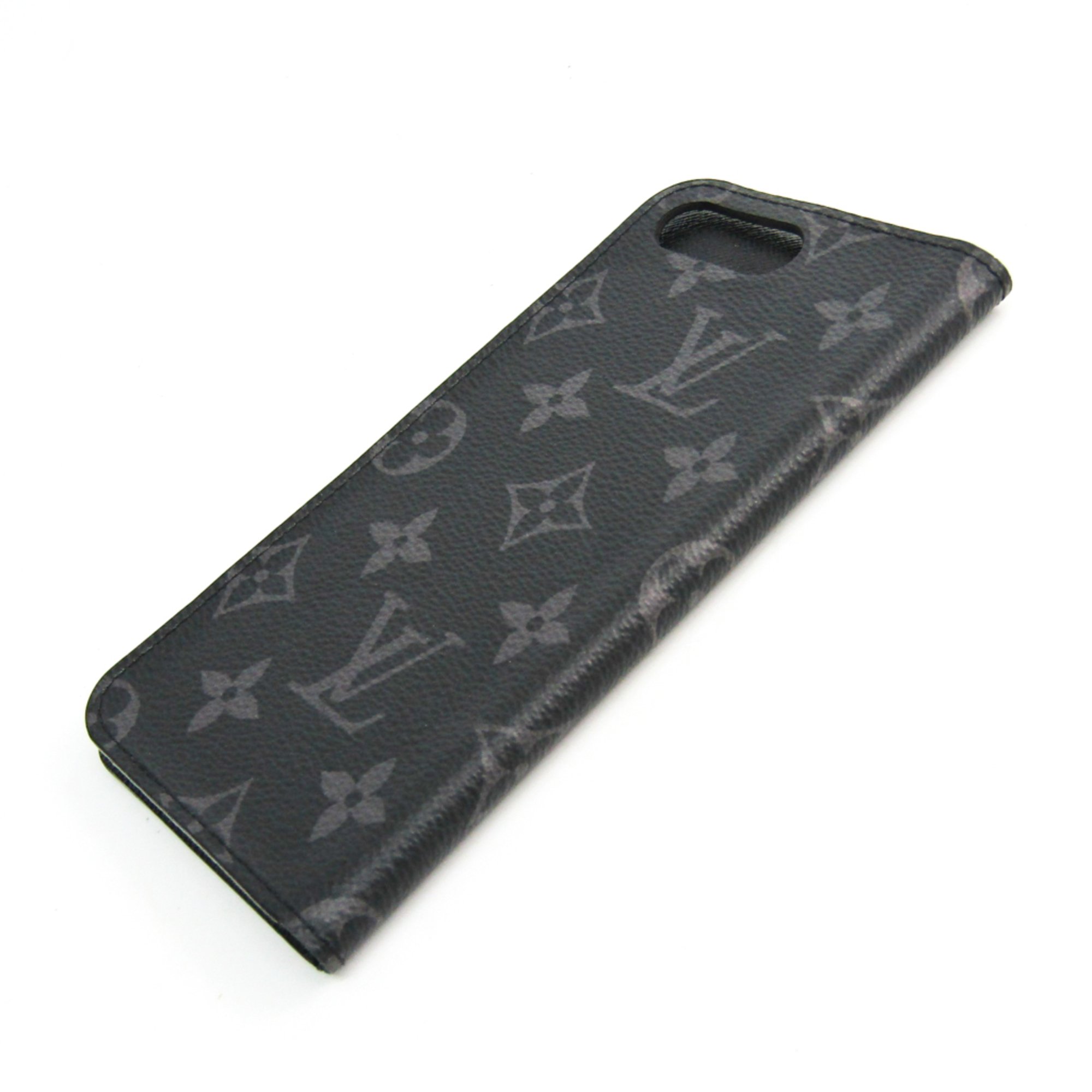 Louis Vuitton Monogram Eclipse Monogram Eclipse Phone Flip Case For IPhone 7 Plus iPhone 7 Plus 8 Plus Folio M62641