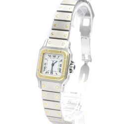 Cartier Santos Galbee Automatic Stainless Steel,Yellow Gold (18K) Women's Dress Watch