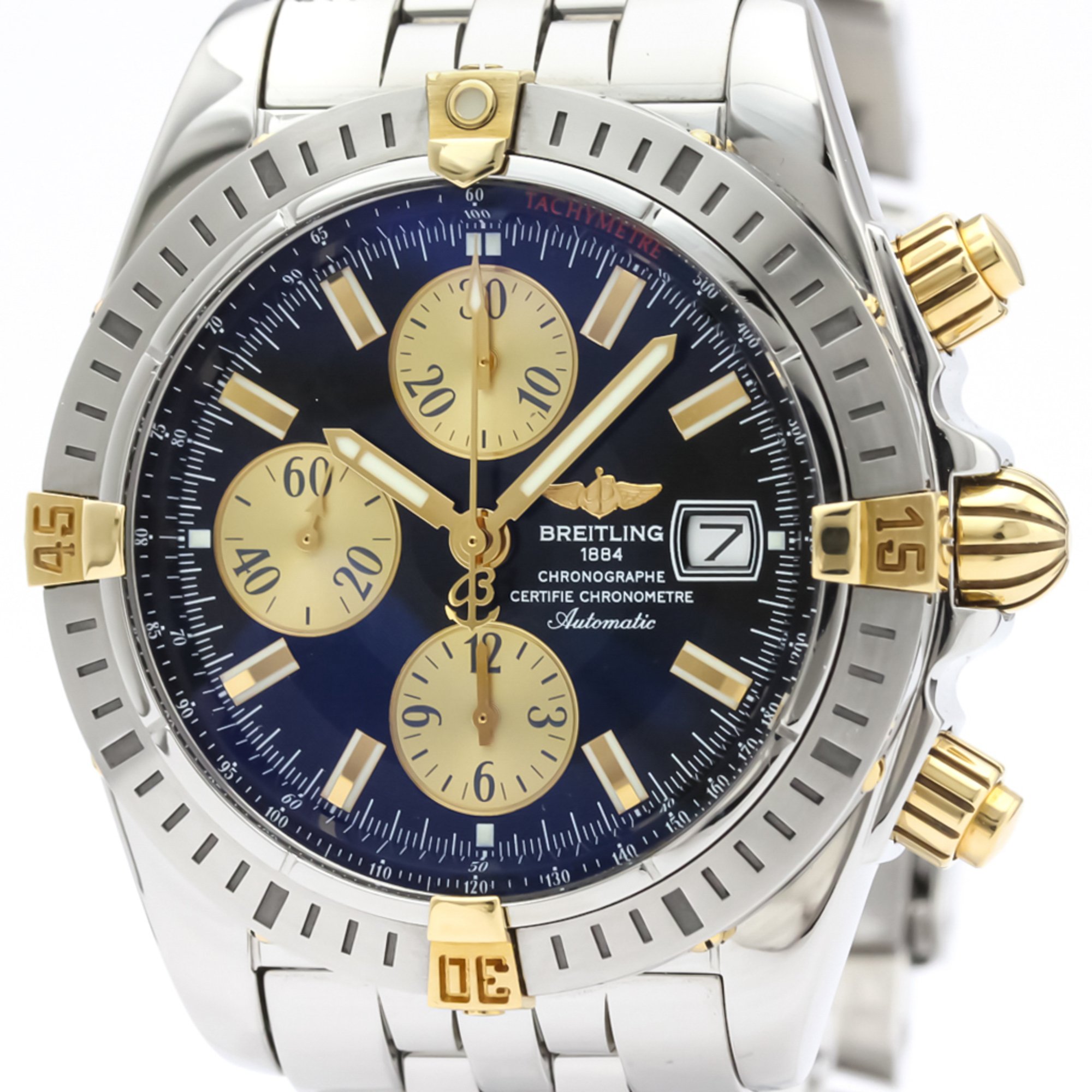 Breitling Chronomat Automatic Yellow Gold (18K),Stainless Steel Men's Sports Watch B13356