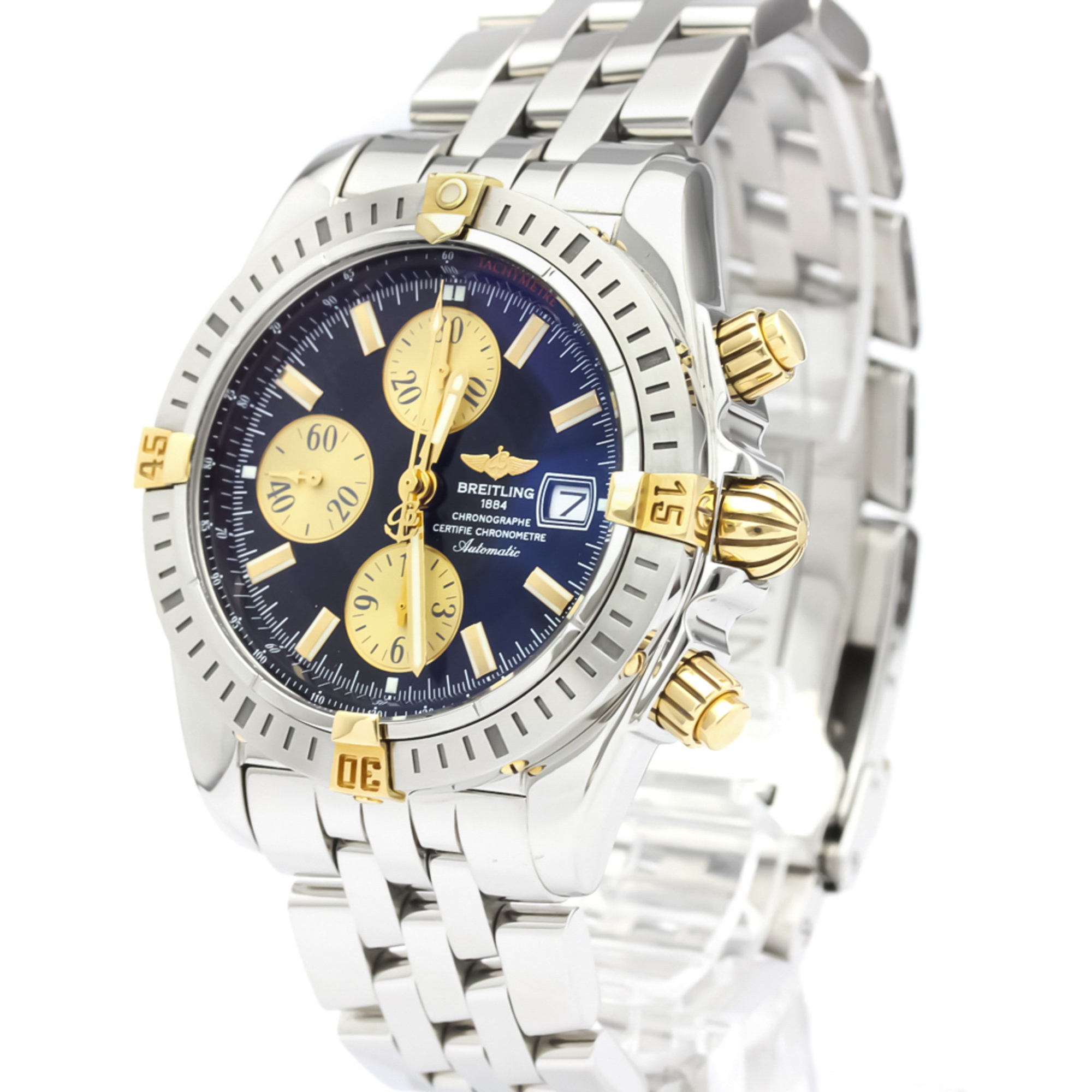 Breitling Chronomat Automatic Yellow Gold (18K),Stainless Steel Men's Sports Watch B13356