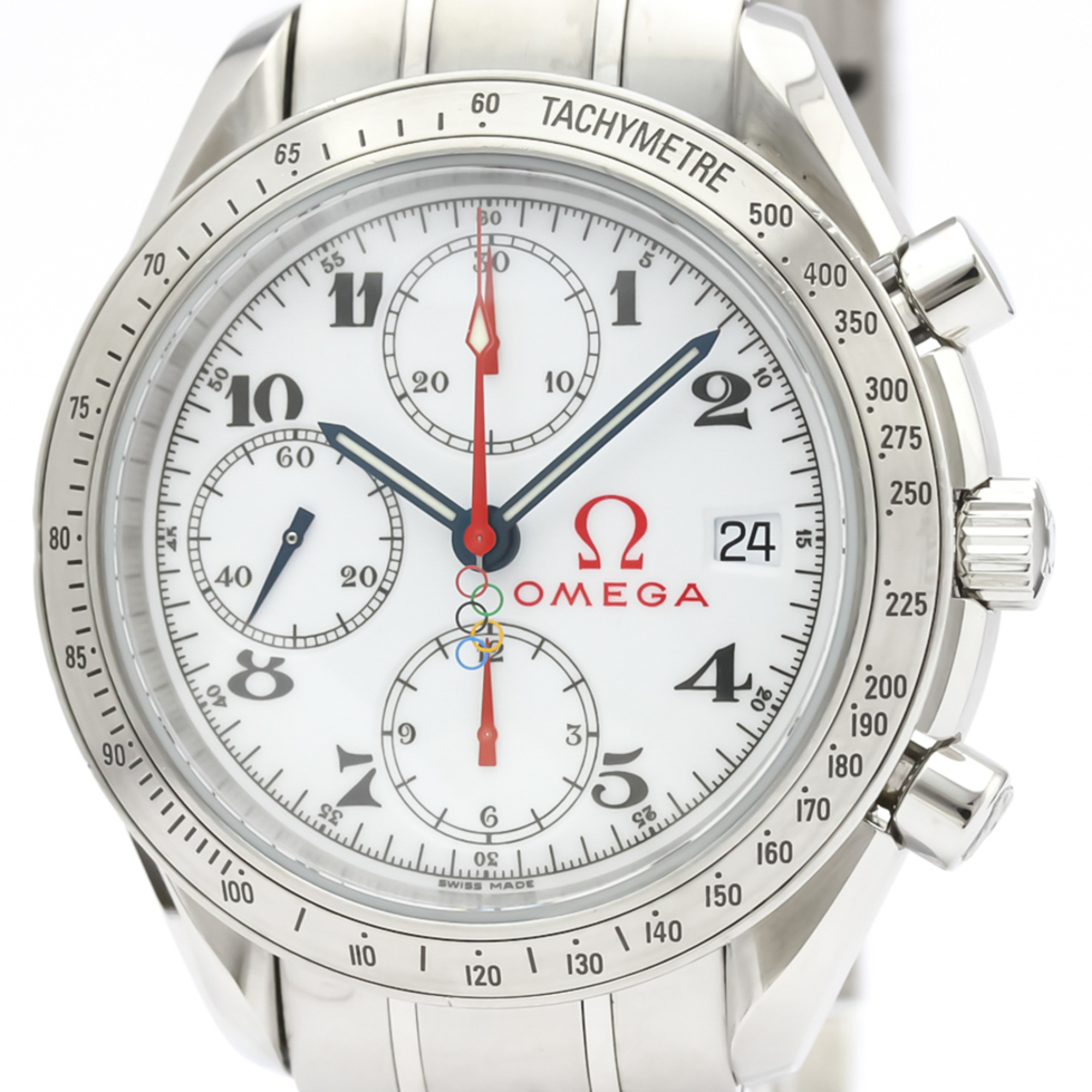 Omega Speedmaster Automatic Stainless Steel Men's Sports Watch 323.10.40.40.04.001