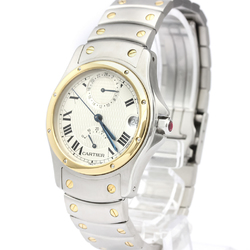 Cartier Santos Ronde Automatic Stainless Steel,Yellow Gold (18K) Men's Dress Watch W20038R3
