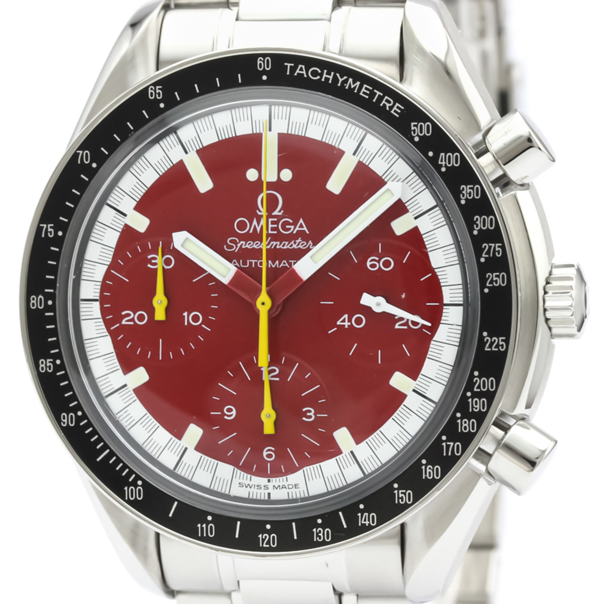 OMEGA Speedmaster Michael Schumacher Red Dial Watch 3510.61