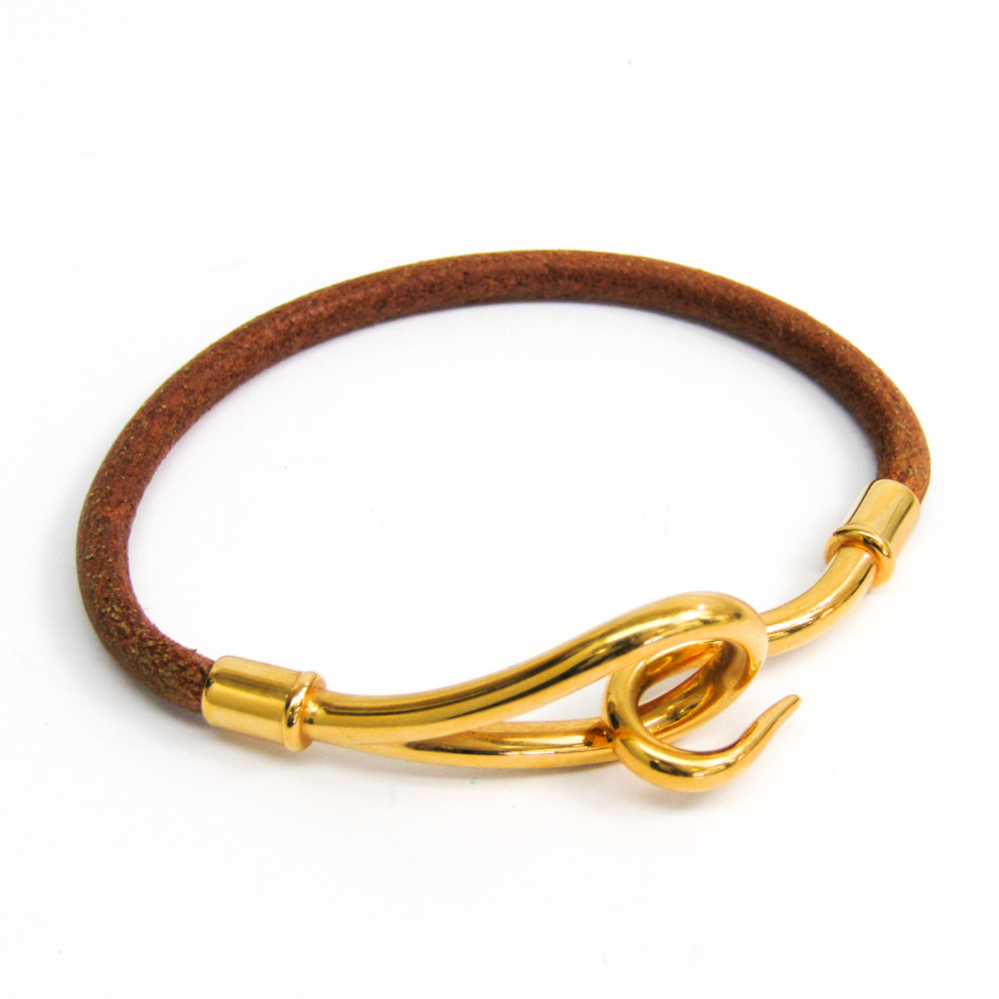 Hermes Jumbo Bracelet Brown,Gold