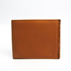 Gucci 124560  Calfskin Bill Wallet (bi-fold) Beige