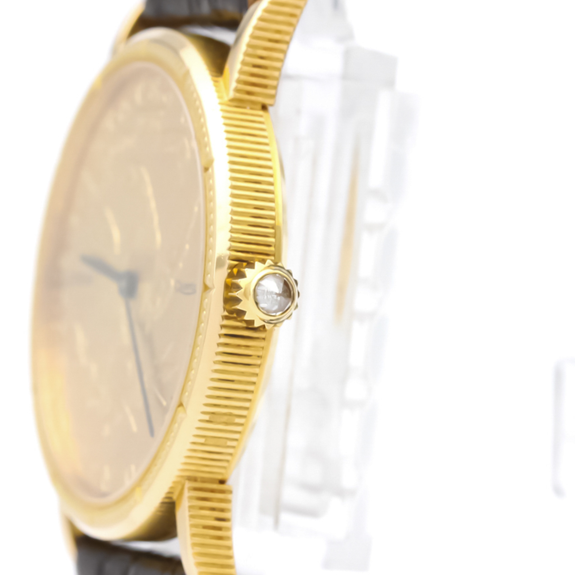 Corum Coin Watch Quartz Yellow Gold (18K) Unisex Dress Watch