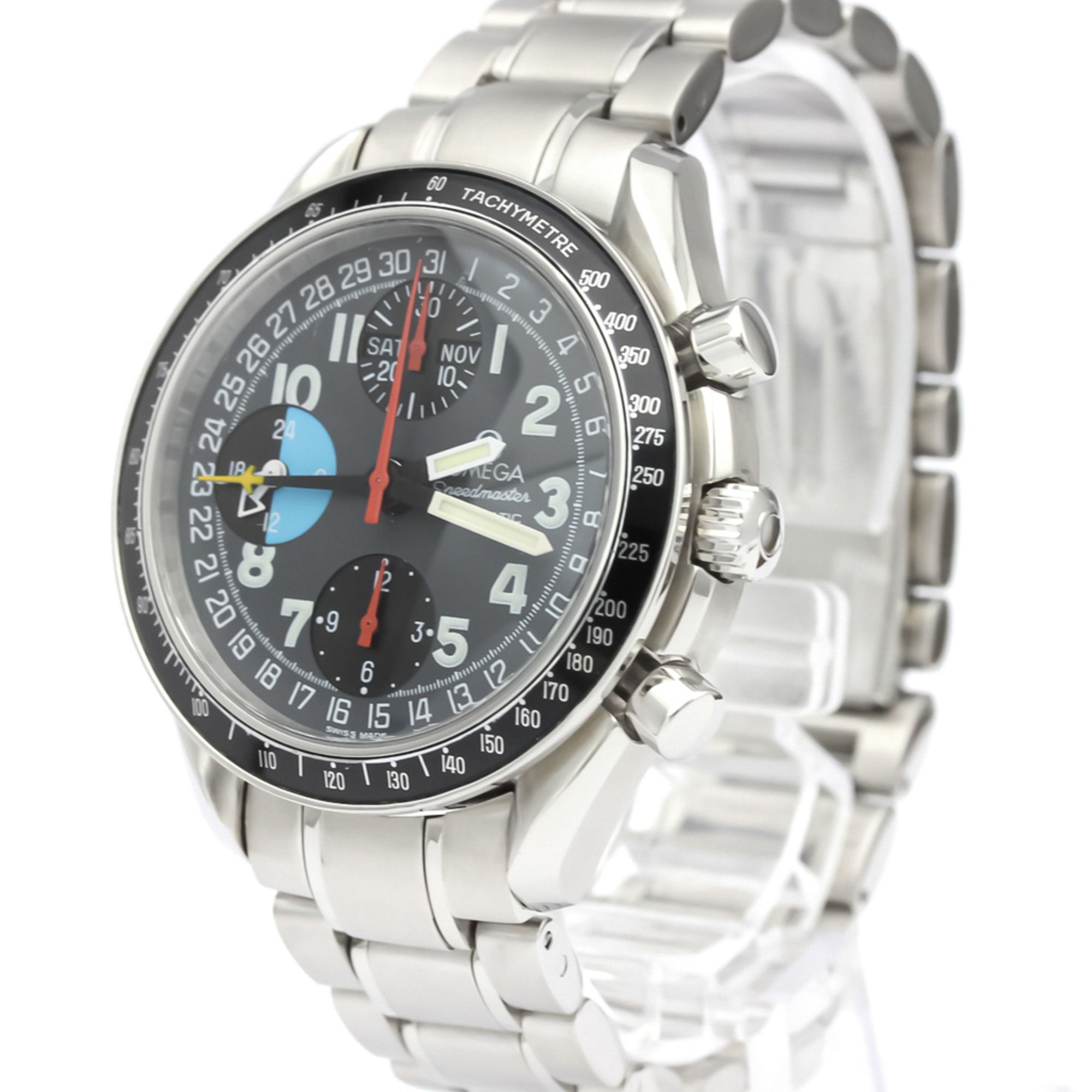 OMEGA Speedmaster Mark 40AM/PM Steel Automatic Watch 3520.53