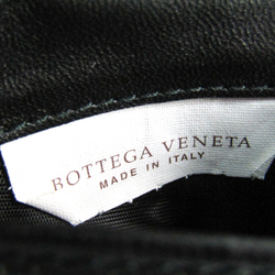 Bottega Veneta Intrecciato Unisex Leather Wallet (bi-fold) Black