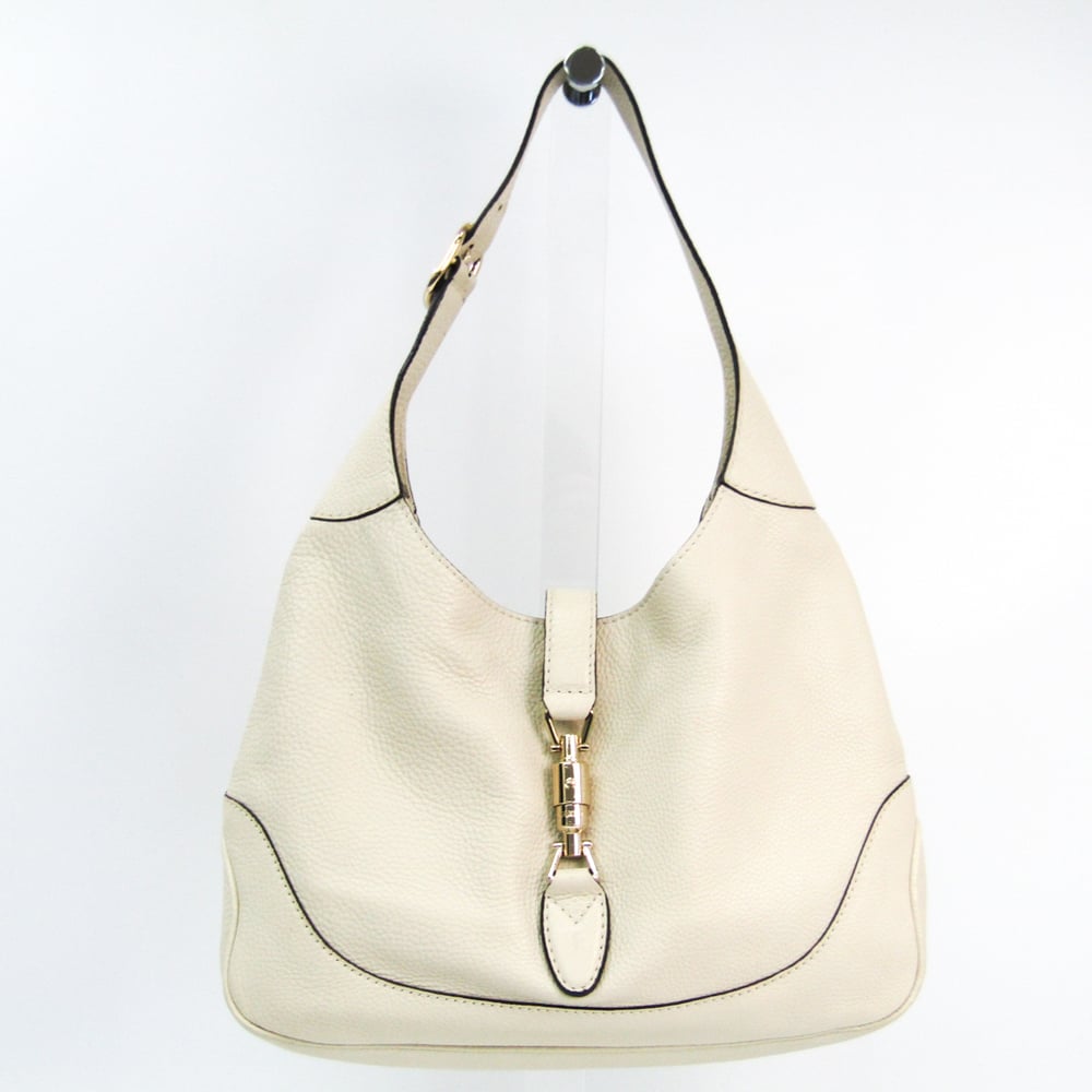Gucci New Jackie 277520 Women's Leather Shoulder Bag White | eLADY ...