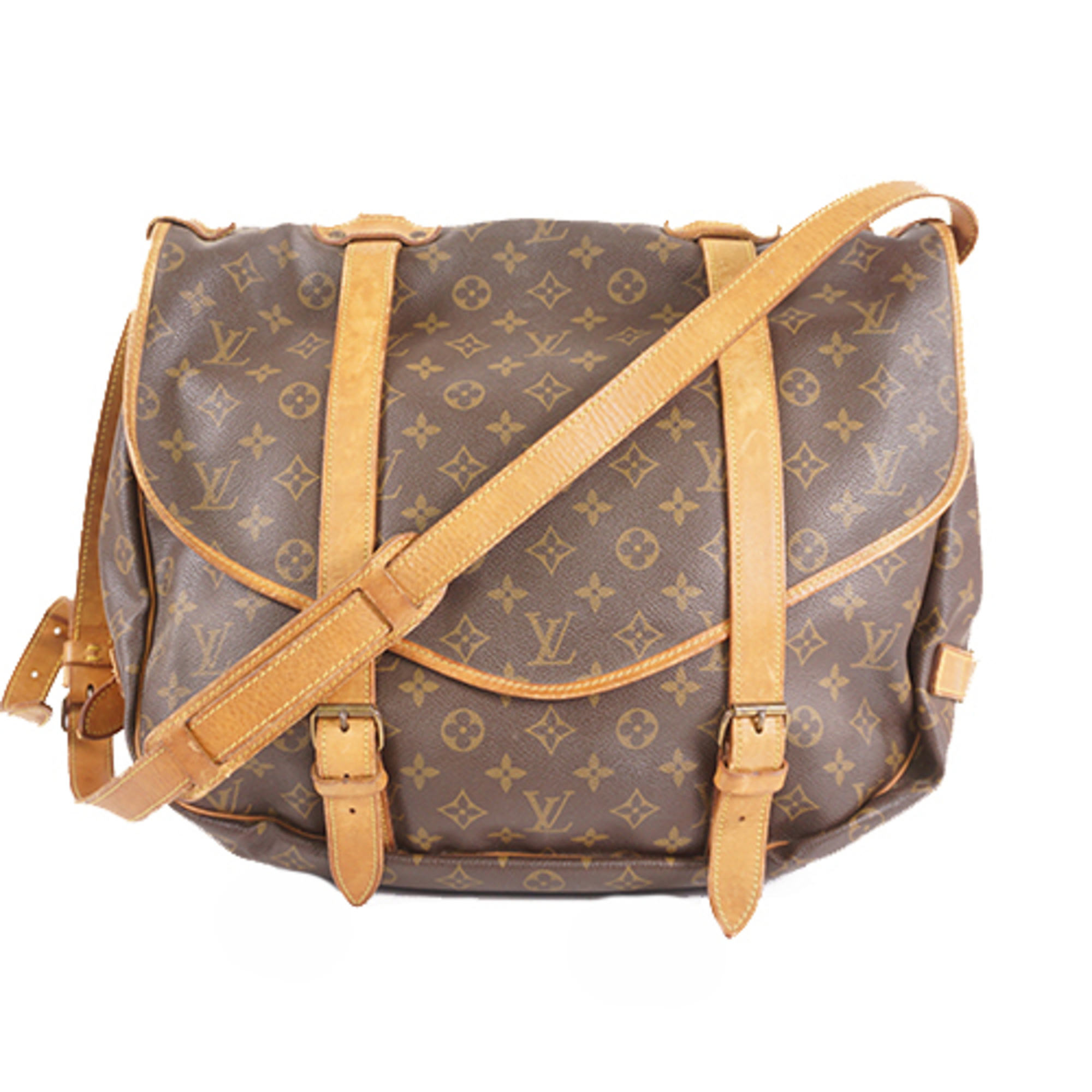 Louis Vuitton Shoulder Bag Monogram Saumur 43 M42252