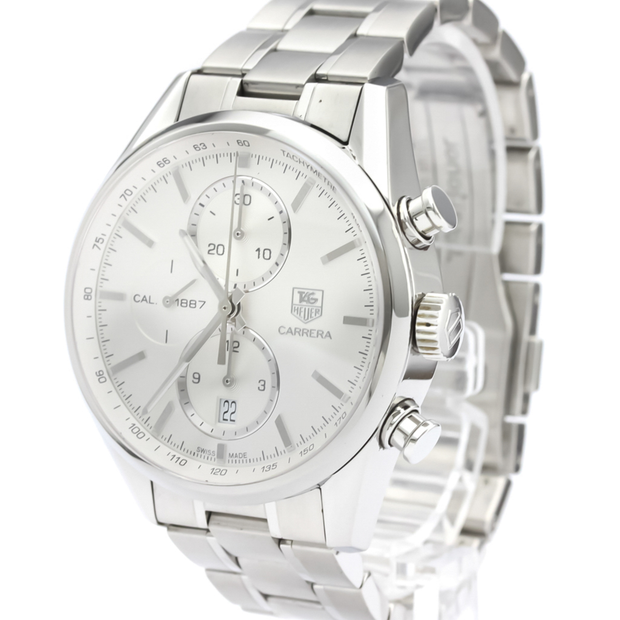 Tag Heuer Carrera Automatic Stainless Steel Men's Sports Watch CAR2111