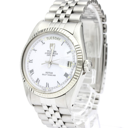 Tudor Oyster Prince Date Day Automatic Stainless Steel,White Gold (18K) Men's Dress Watch 94614