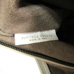 Bottega Veneta Intrecciato Intrecciato Handbag Gray Beige