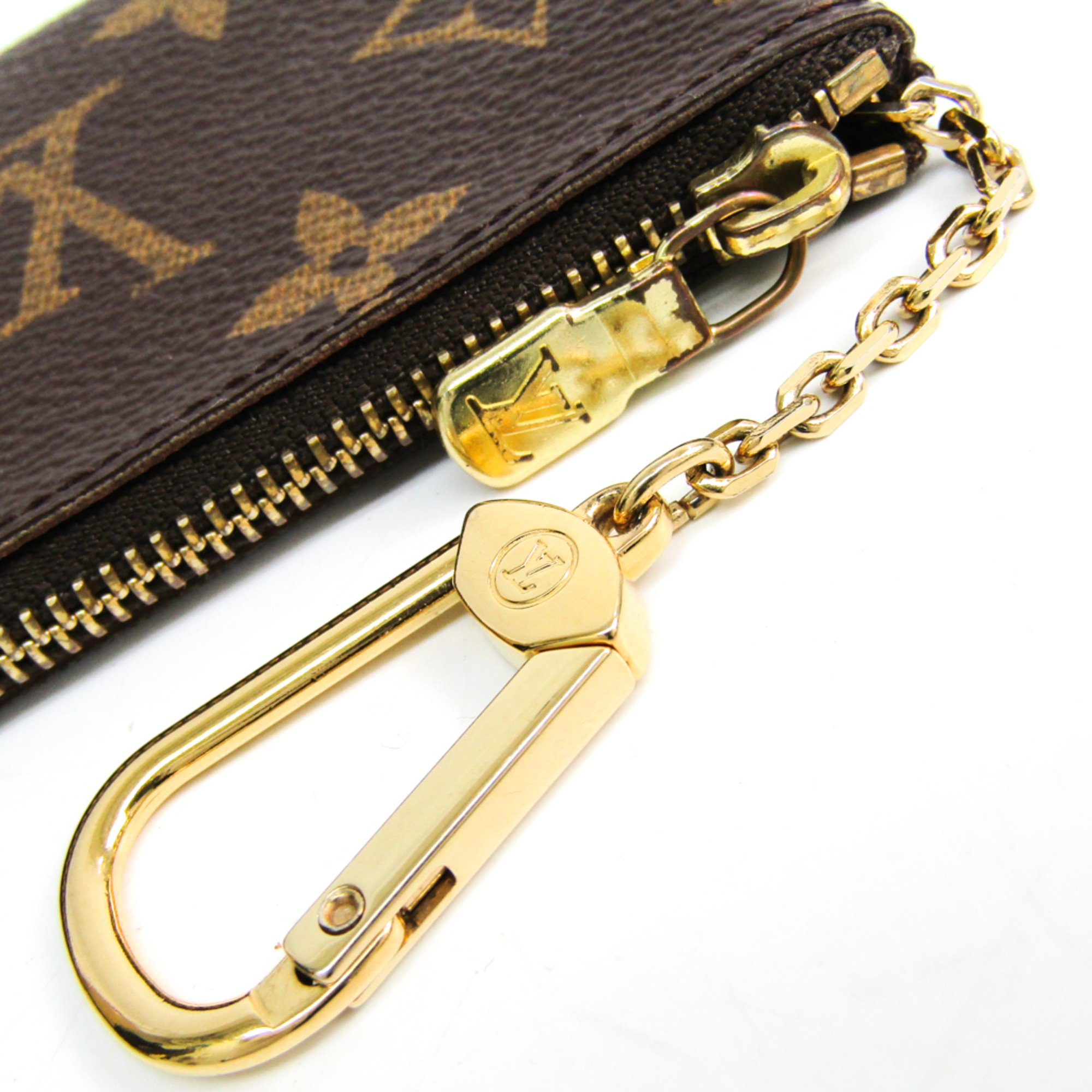 Louis Vuitton Monogram Pochette Clefs M62650 Women's Monogram Coin Purse/coin Case Monogram