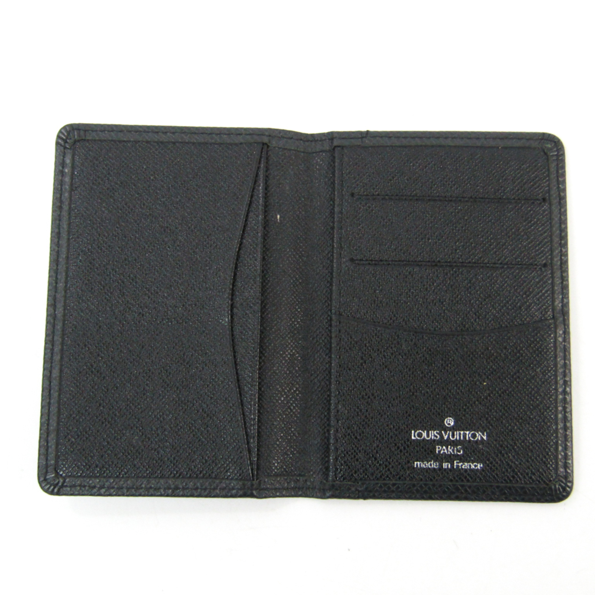 Louis Vuitton Taiga Taiga Leather Card Case Ardoise Organizer de poche M30512