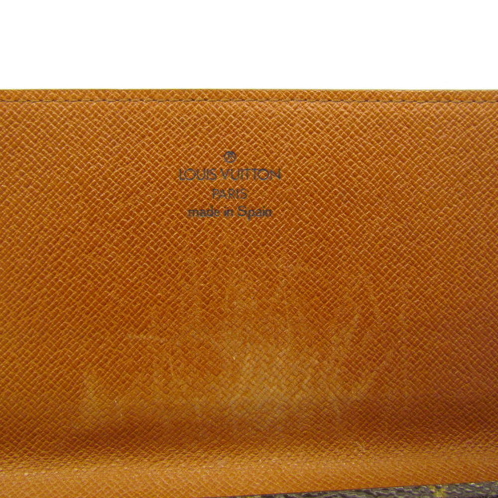 LOUIS VUITTON Folded long wallet M61818 3 cult credit monogram no