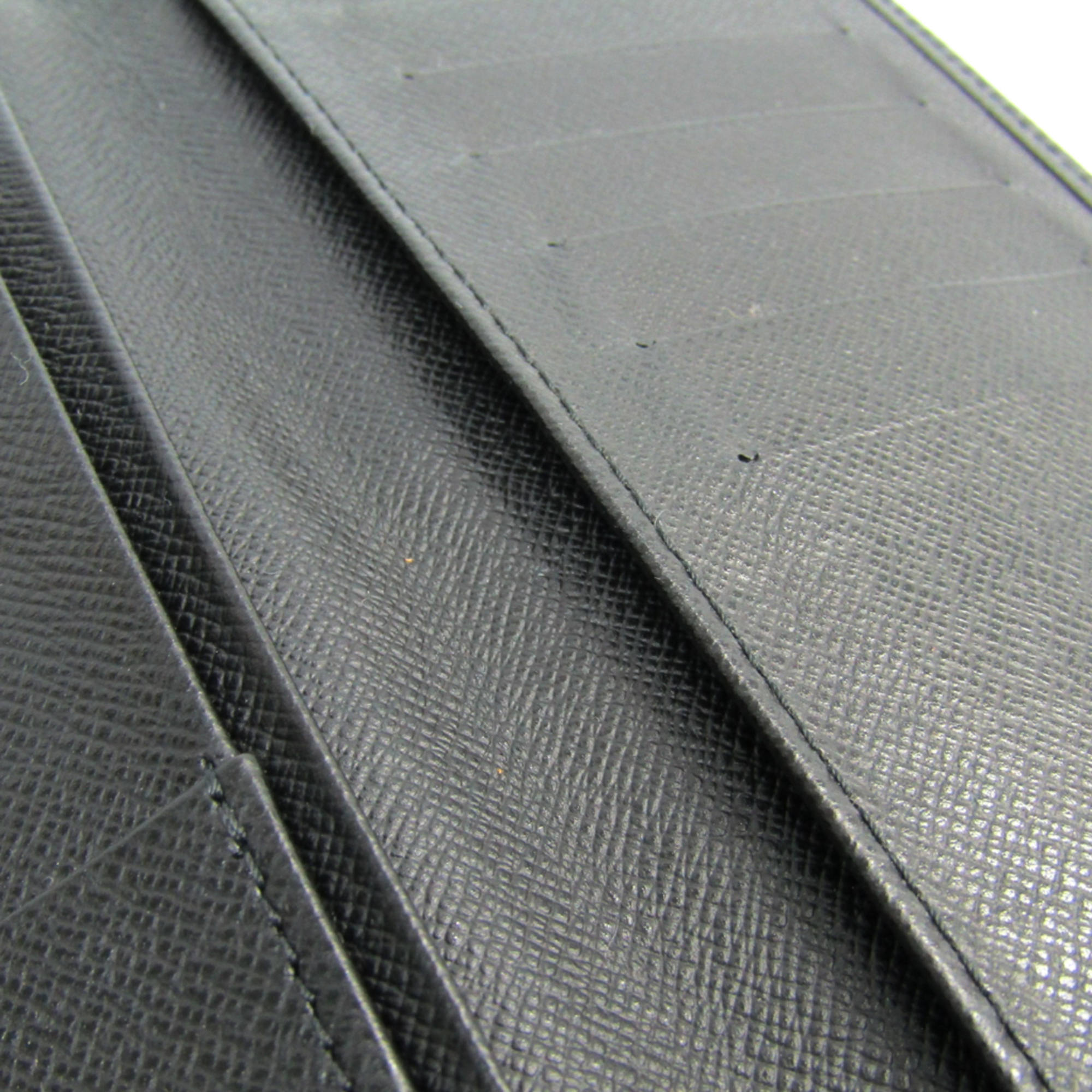 Louis Vuitton Taiga Porto Valeur Cult Credit M30392 Men's Taiga Leather Long Bill Wallet (bi-fold) Ardoise