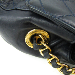 Prada Women's Nappa Leather Shoulder Bag Navy