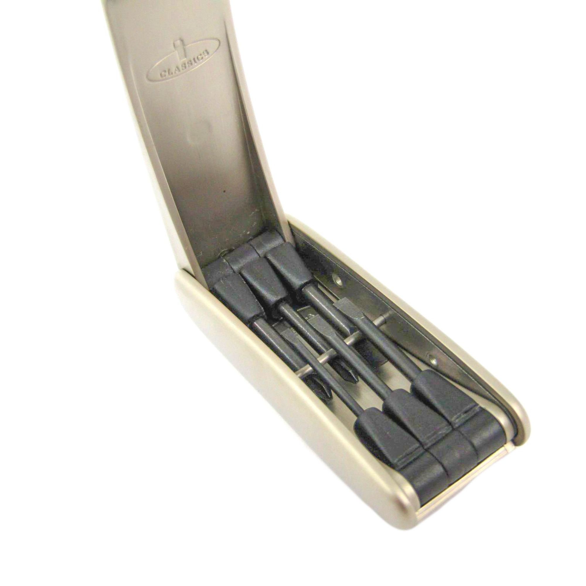 HERMES Portable Screwdrivers Set CLASSICS Stainless/Metal Silver