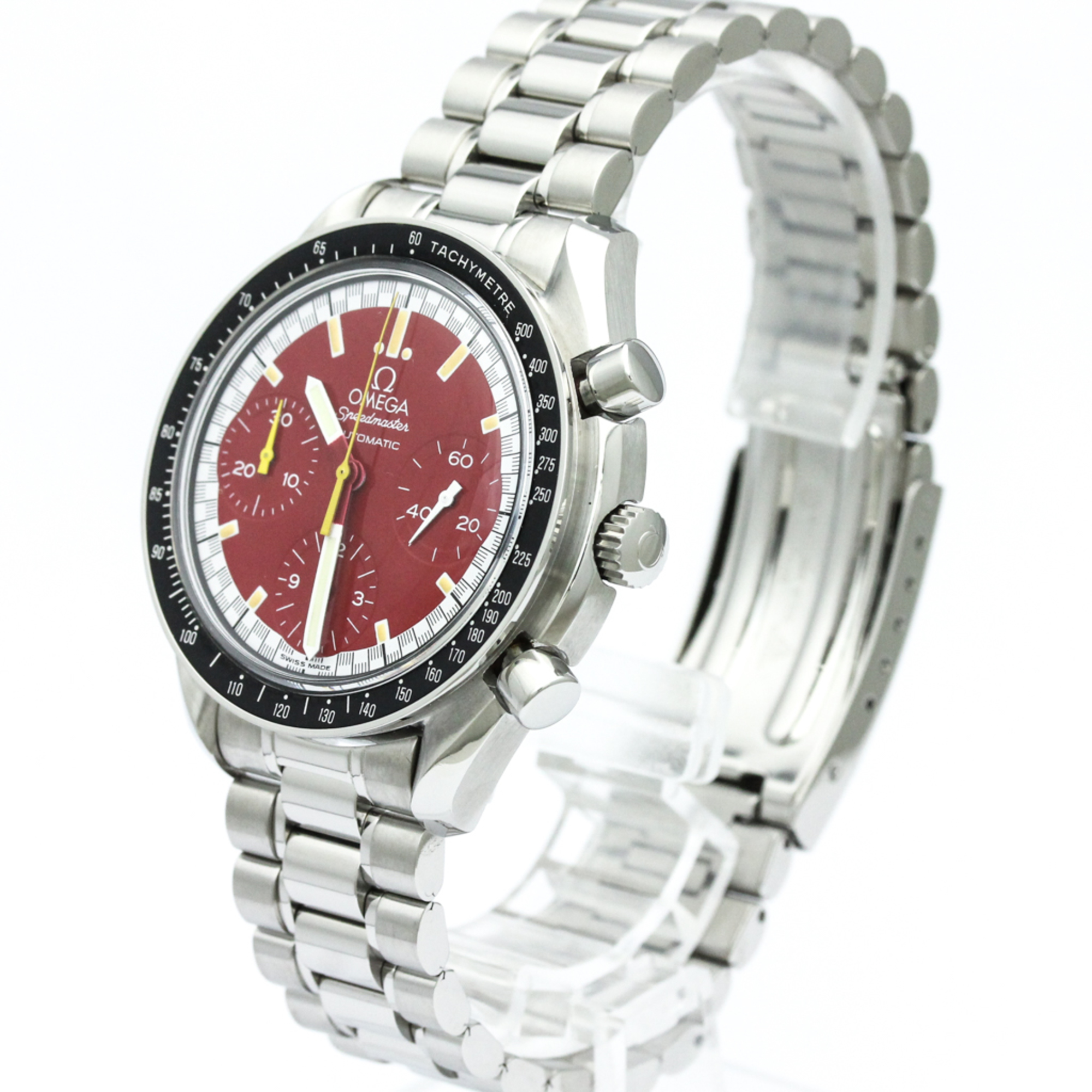 OMEGA Speedmaster Michael Schumacher Red Dial Watch 3510.61